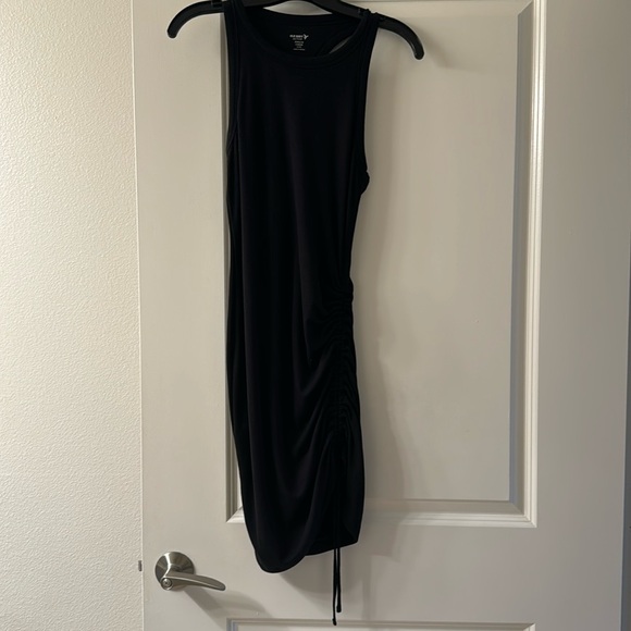 UltraLite Racerback Rib-knit Ruched Dress - Picture 2 of 4